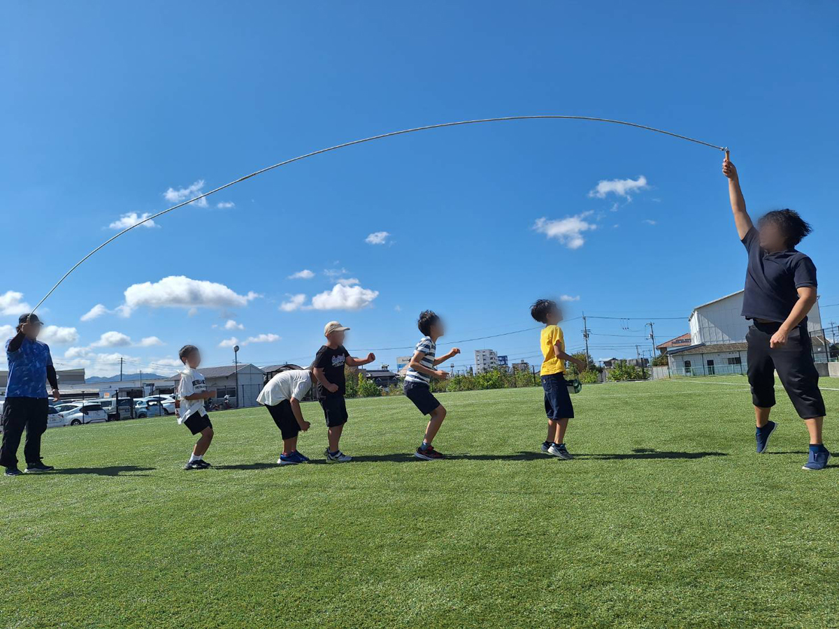 運動会 みんなで長縄